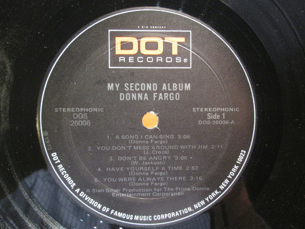 Donna Fargo : My Second Album (LP, Album, Gat)
