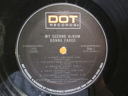 Donna Fargo : My Second Album (LP, Album, Gat)
