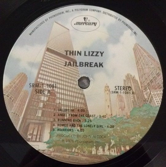 Thin Lizzy : Jailbreak (LP, Album, Pit)