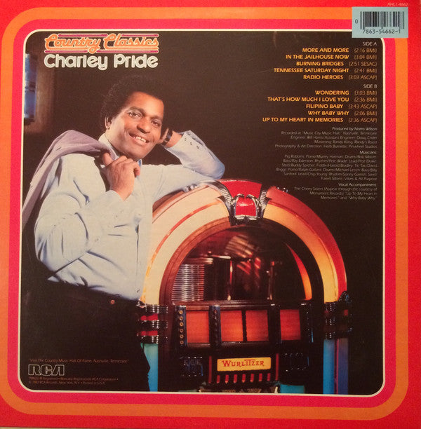 Charley Pride : Country Classics (LP, Album)