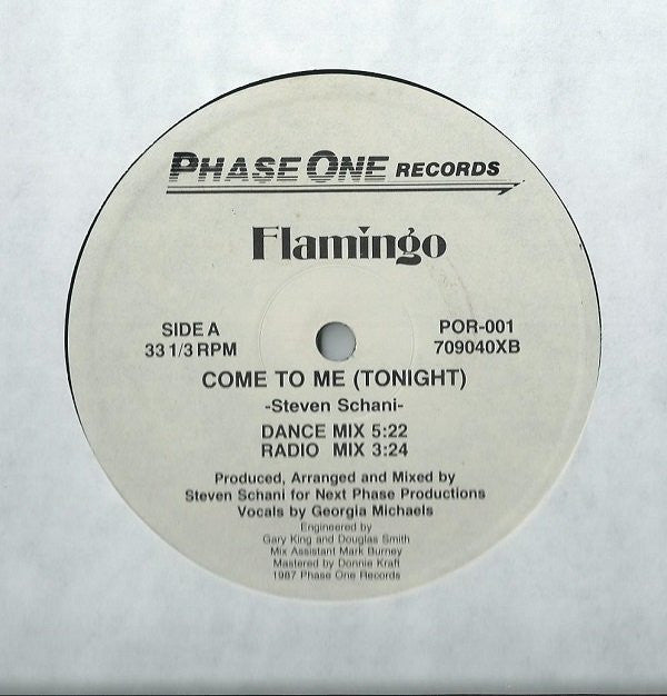 Flamingo : Come To Me (Tonight) (12")