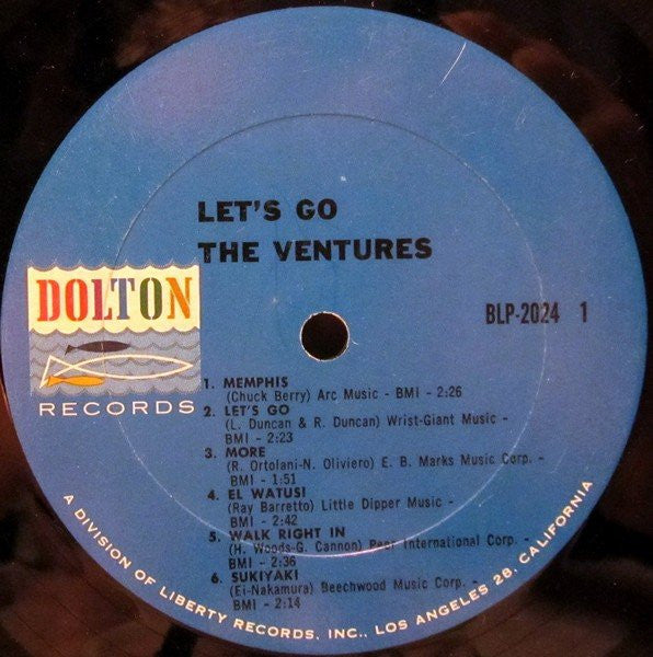 The Ventures : Let's Go! (LP, Album, Mono)
