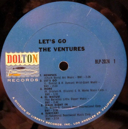 The Ventures : Let's Go! (LP, Album, Mono)