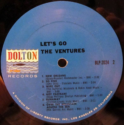 The Ventures : Let's Go! (LP, Album, Mono)