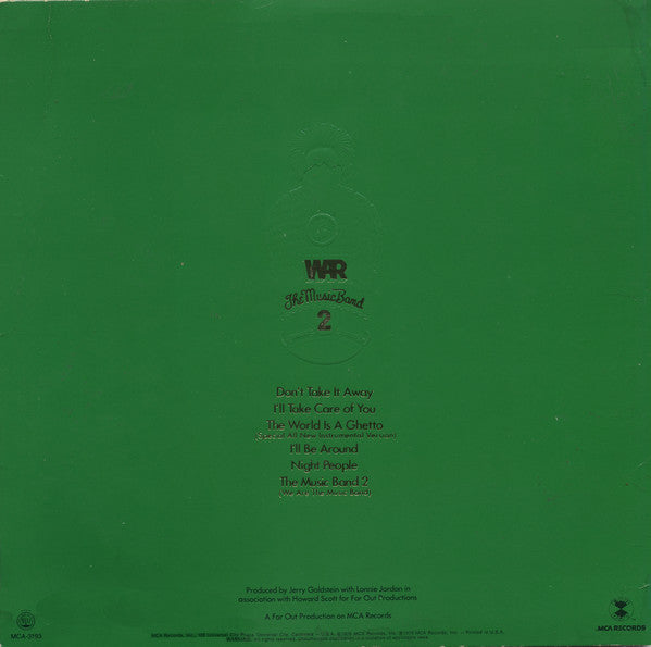 War : The Music Band 2 (LP, Album, Glo)