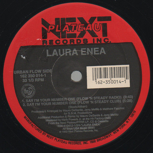 Laura Enea : Say I'm Your Number One (12")