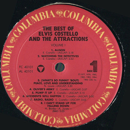 Elvis Costello & The Attractions : The Best Of Elvis Costello And The Attractions (LP, Comp, Car)