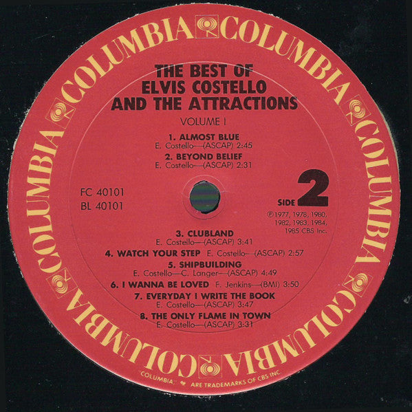 Elvis Costello & The Attractions : The Best Of Elvis Costello And The Attractions (LP, Comp, Car)