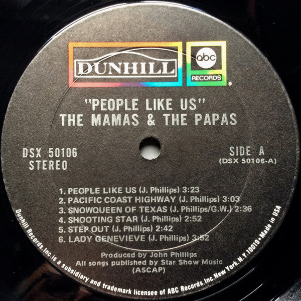 The Mamas & The Papas : People Like Us (LP, Album, Ter)