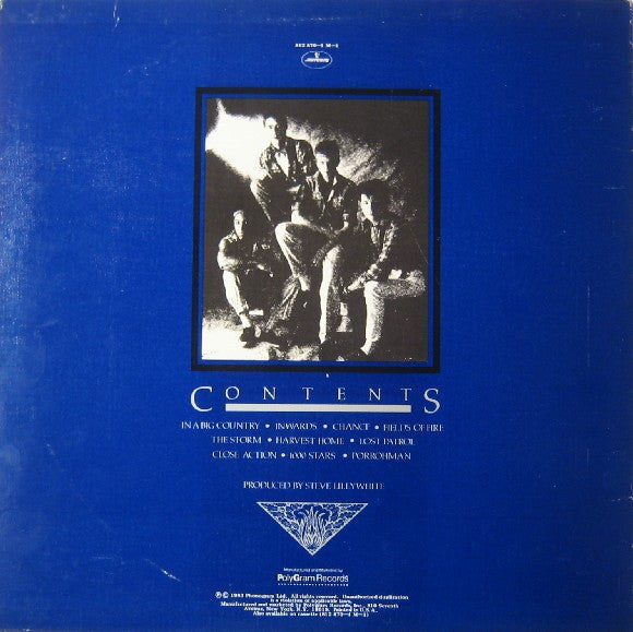 Big Country : The Crossing (LP, Album, 53 )