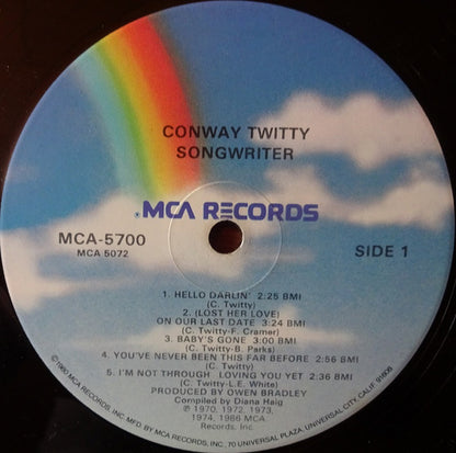 Conway Twitty : Songwriter (LP, Comp)