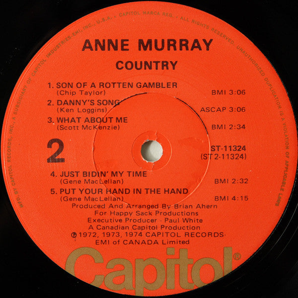 Anne Murray : Country (LP, Comp)