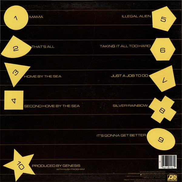 Genesis : Genesis (LP, Album, AR )