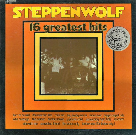 Steppenwolf : 16 Greatest Hits (LP, Comp, RE)