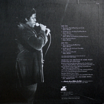 Barry White : Just Another Way To Say I Love You (LP, Album, Ter)