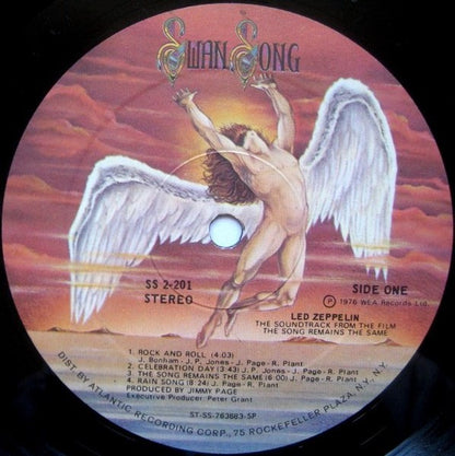 Led Zeppelin : The Soundtrack From The Film The Song Remains The Same (2xLP, Album, SRC)