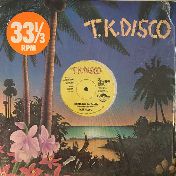 Mary Love : Turn Me, Turn Me, Turn Me / Dance To My Music (12")