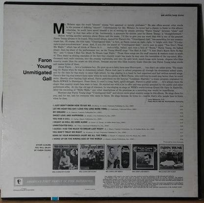 Faron Young : Unmitigated Gall (LP)