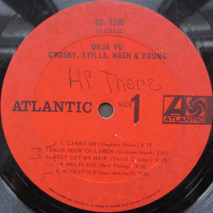 Crosby, Stills, Nash & Young : Déjà Vu (LP, Album, Gat)