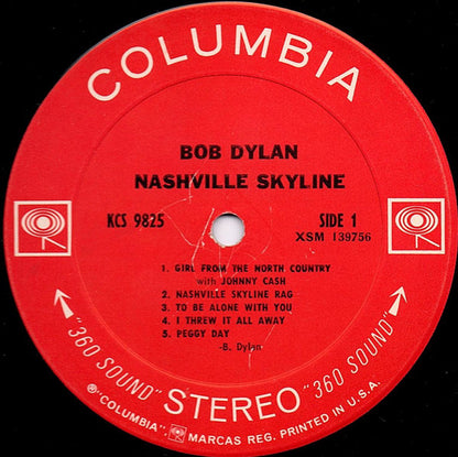 Bob Dylan : Nashville Skyline (LP, Album, Ter)