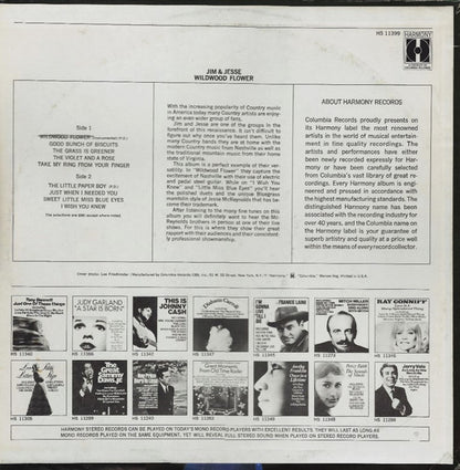 Jim & Jesse : Wildwood Flower (LP, Album)