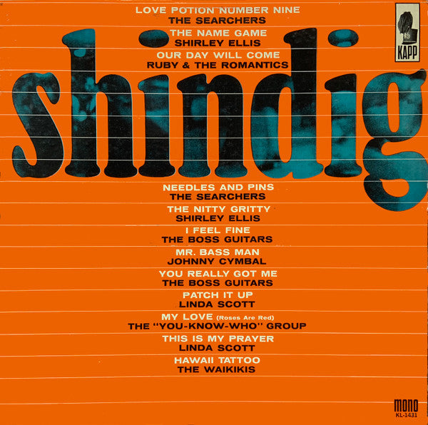 Various : Shindig (LP, Comp, Mono, Ind)