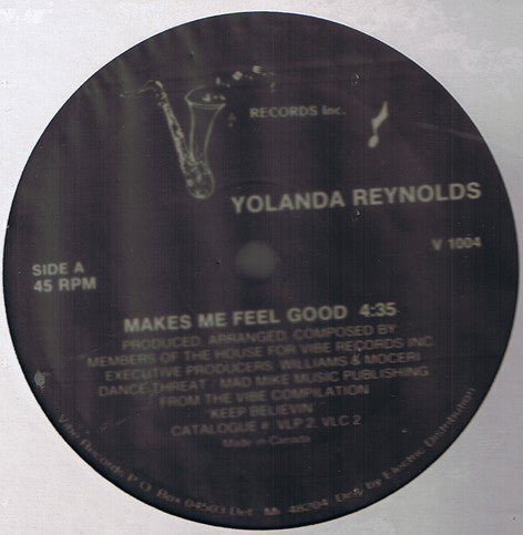 Yolanda Reynolds / Hassan Watkins : Makes Me Feel Good / Keep Believin' (12")