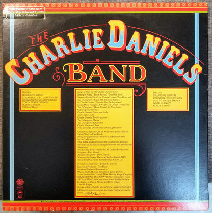The Charlie Daniels Band : Midnight Wind (LP, Album, Dem)
