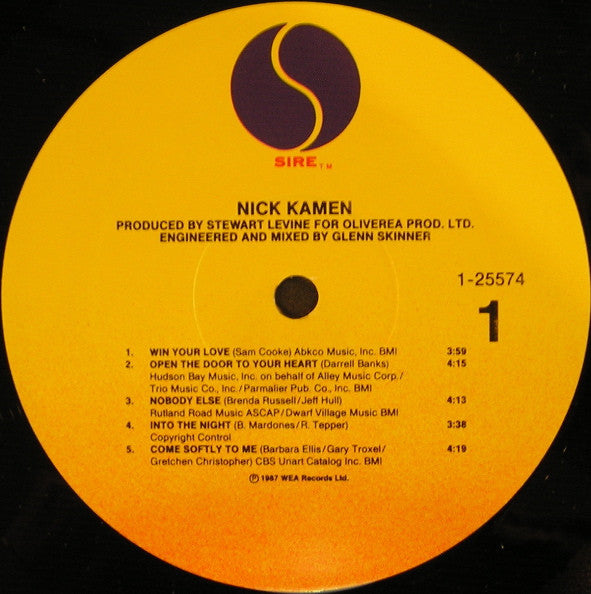 Nick Kamen : Nick Kamen (LP, Album)