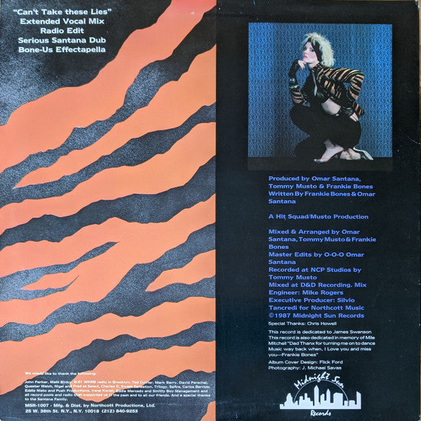 Suzy Swan : Can't Take These Lies (12", Single)