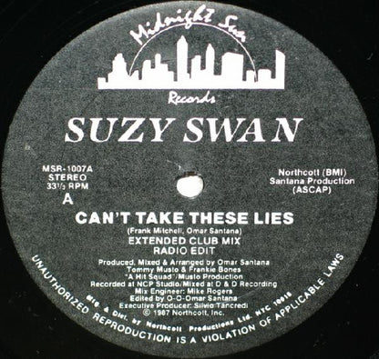 Suzy Swan : Can't Take These Lies (12", Single)