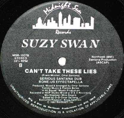 Suzy Swan : Can't Take These Lies (12", Single)
