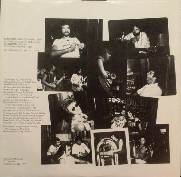 Foghat : Boogie Motel (LP, Album, Win)