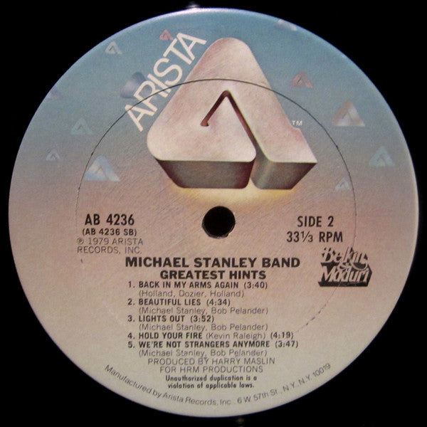 Michael Stanley Band : Greatest Hints (LP, Album, Ter)