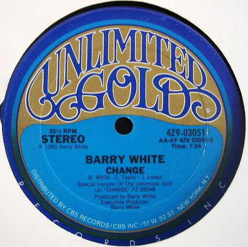 Barry White : Change (12", Pit)