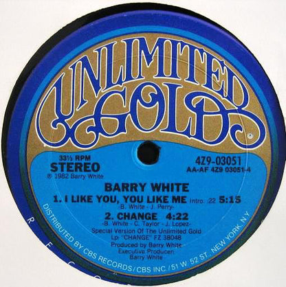 Barry White : Change (12", Pit)