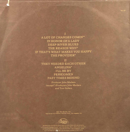 Daryl Hall & John Oates : Past Times Behind (LP, Comp, Gol)