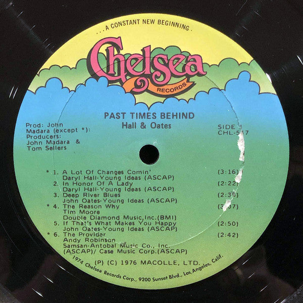 Daryl Hall & John Oates : Past Times Behind (LP, Comp, Gol)