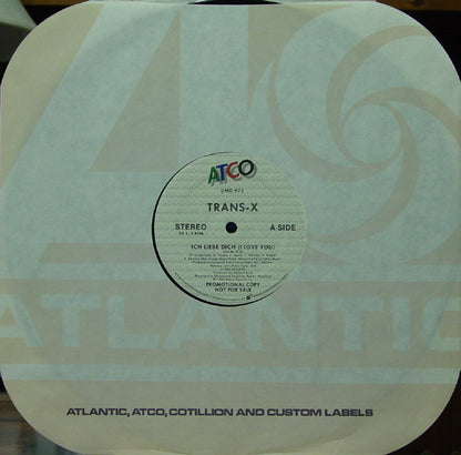 Trans-X : Ich Liebe Dich (I Love You) / Living On Video (Canadian Mix) (12", Promo)
