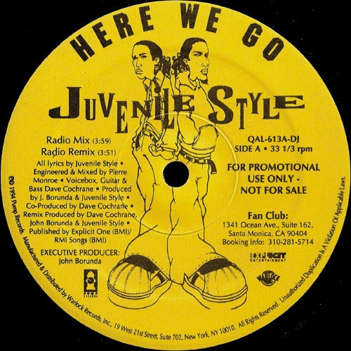 Juvenile Style : Here We Go / 5th In The Trunk (12", Single, Promo)