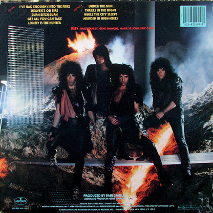 Kiss : Animalize (LP, Album, Club, CRC)