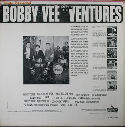 Bobby Vee Meets The Ventures : Bobby Vee Meets The Ventures (LP, Album, Mono, Hol)