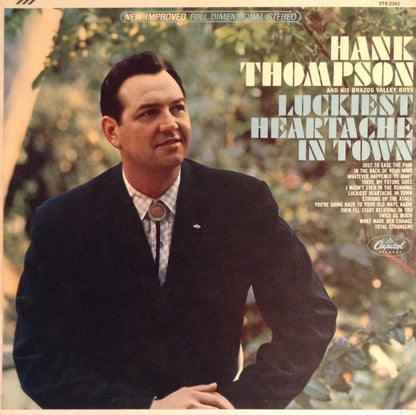 Hank Thompson And His Brazos Valley Boys : Luckiest Heartache In Town (LP)