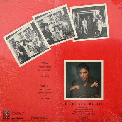Lisa Dal Bello : Pretty Girls (12", Single)