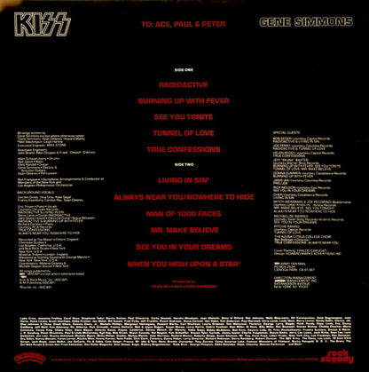 Kiss, Gene Simmons : Gene Simmons (LP, Album, Rai)