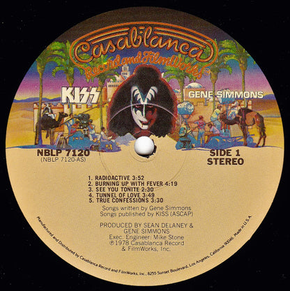 Kiss, Gene Simmons : Gene Simmons (LP, Album, Rai)