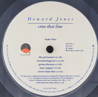 Howard Jones : Cross That Line (LP, Album, Spe)