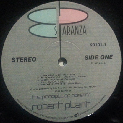 Robert Plant : The Principle Of Moments (LP, Album, RE, Spe)