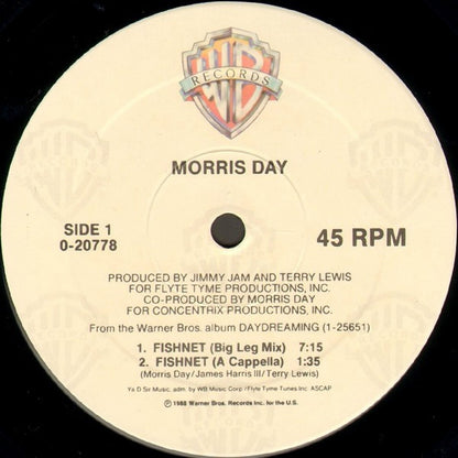Morris Day : Fishnet (12", Maxi, Promo, All)