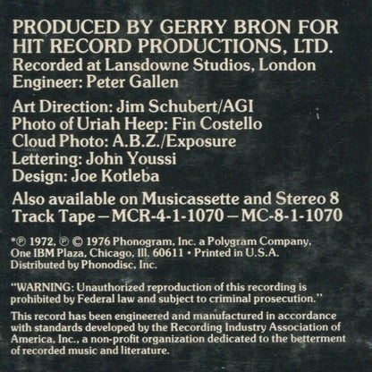 Uriah Heep : The Best Of Uriah Heep (LP, Comp, Ter)